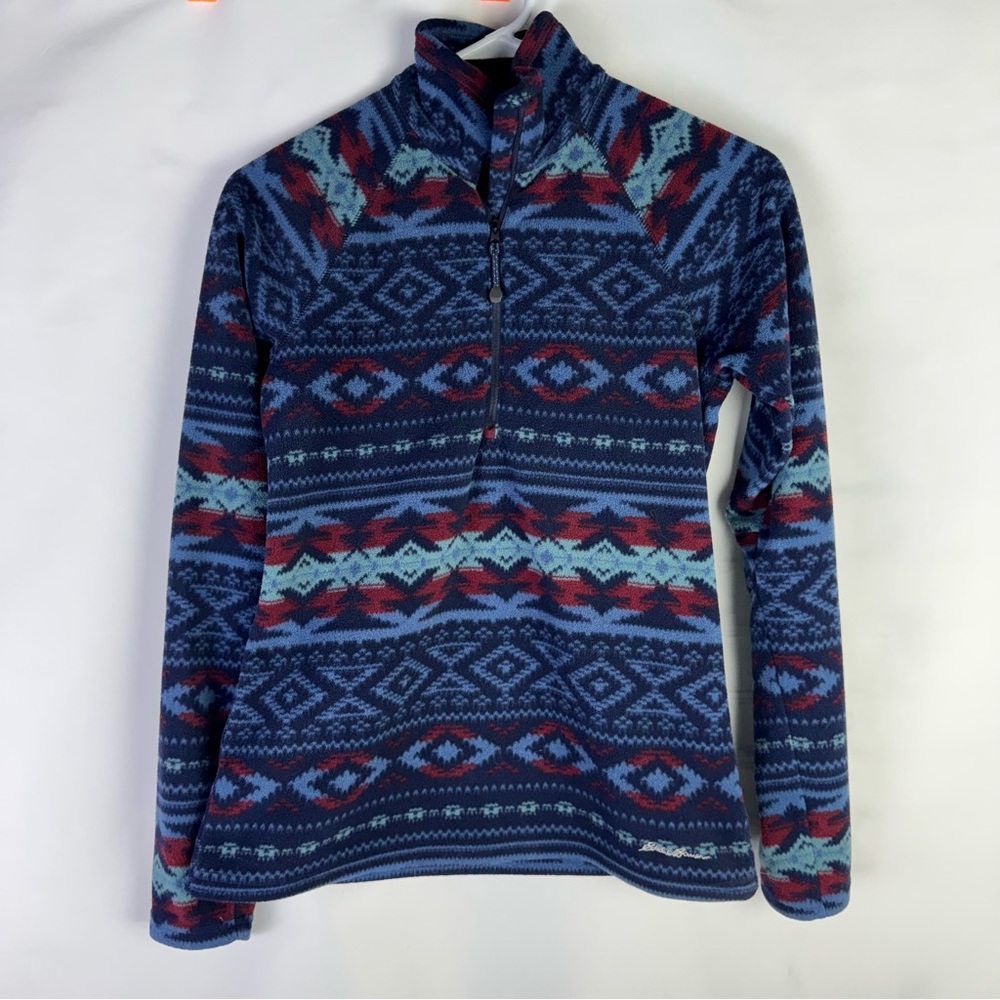 Eddie Bauer Women's Ultra Soft Fleece 1/4 Zip Long Sleeve Pullover Top